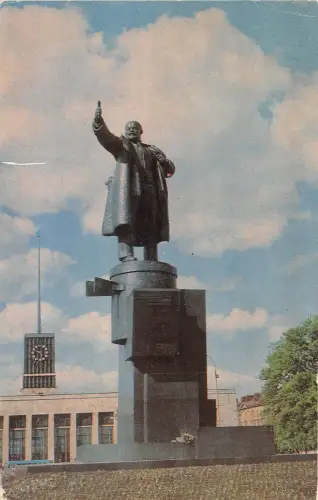 B29357 Leningrader Lenindenkmal vor dem Finnischen Bahnhof Russland