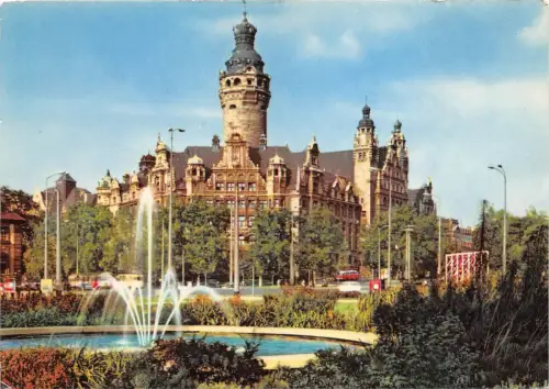 B35797 Leipzig Neues Rathaus Deutschland