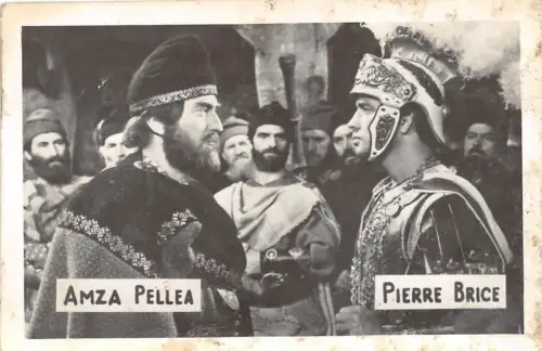 B59093 Amza Pelea und Pierre Brice Schauspieler Schauspieler 9x7cm