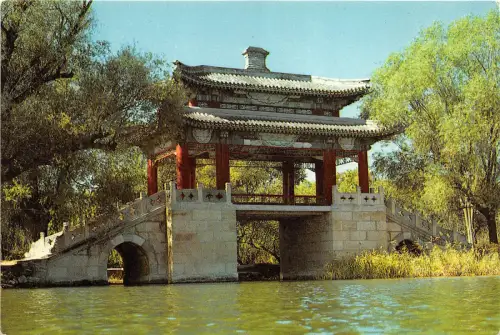 B73178 Spiegelbrücke am Sommerpalast China