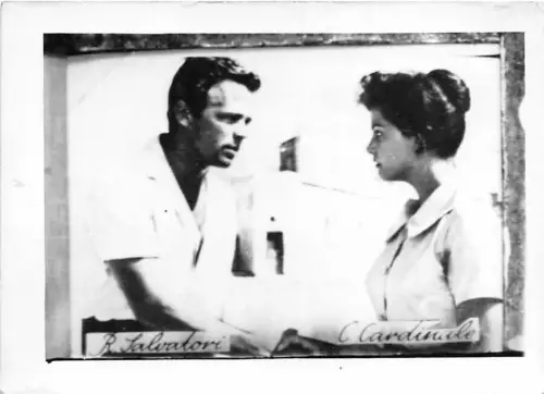 B55213 R Slvatori und C Cardinal Paar Schauspieler Schauspieler 9x7cm