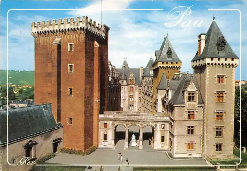 BR5177 La facade est du chateau de pau Pau france