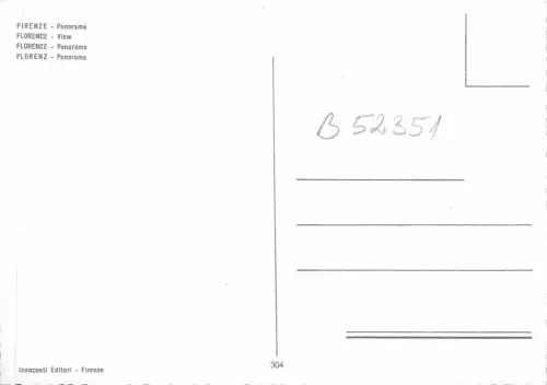 B52351 Firenze Panorama Italien