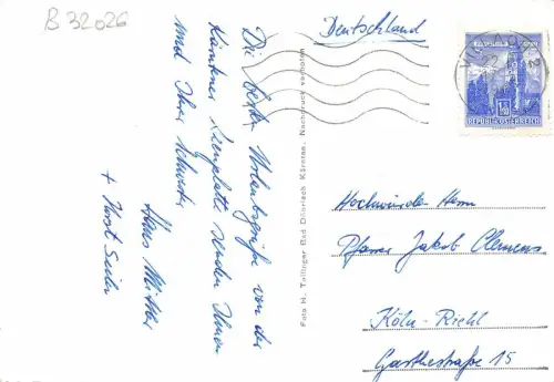 B32026 Abendstimmung am Ossiachersee Kärnten Österreich