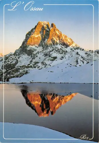 BR8780 Le Pic du Midi D Osseau sur le lac d Ayous Frankreich