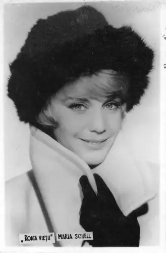 BC43113 Maria Schell Schauspieler Schauspieler vrais Foto Echtfoto 9x7cm