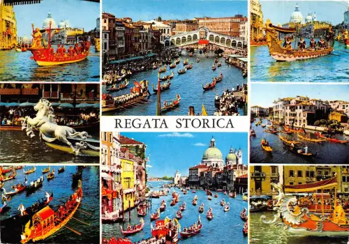 B70447 Schiffe Bateaux in Regata Storica Venezia Italien