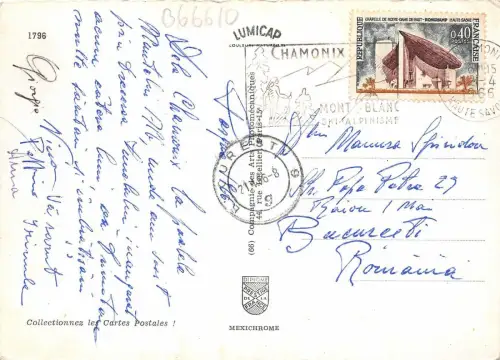 B66610 Frankreich Chamonix Mont Blanc Multiviews Wagen Voitures