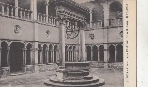 BF32504 viterbo chiesa della madonna della quercia il ch italy front/back image