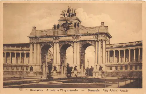 BR32090 Bruxelles Arcade du Cinquantenaire belgium