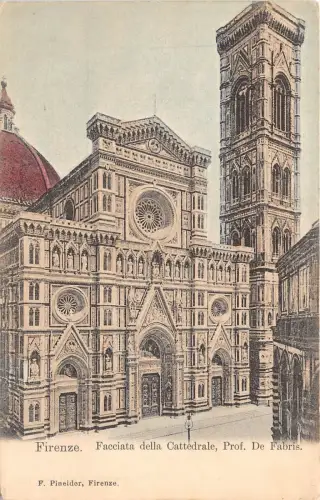 Br32983 Firenze Facciata della Cathedrale italy