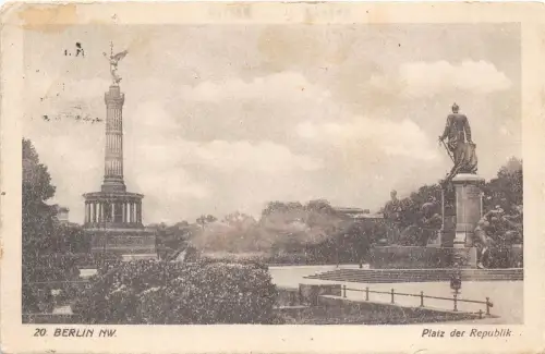 B4470 Deutschland Berlin Platz der Republik 1928 Front/Back Scan