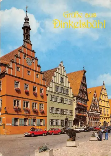 B54840 Dinkelsbühl Rathaus Kneipe Deutschland