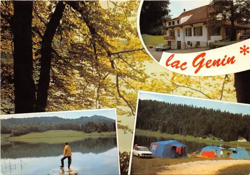 BR1481 France le lac Genin multi vues