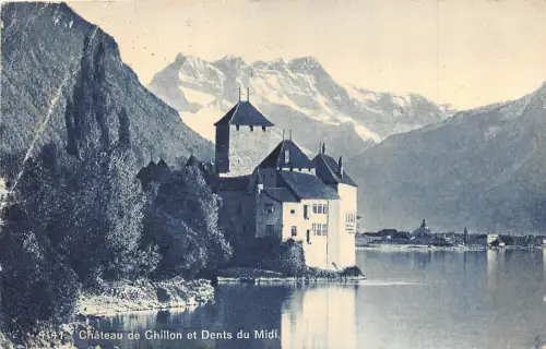 BR36344 Chateau de Chillon et Dents du midi Schweiz