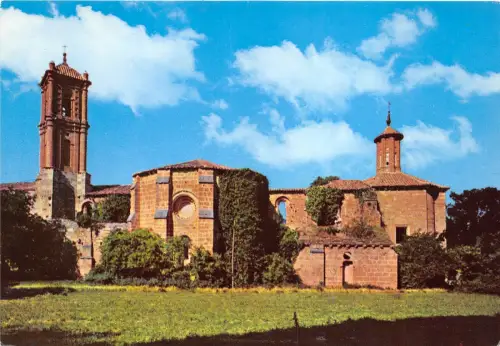 B33177 Monasterio de Piedra Ältere Kirchtürme und Apsis Saragossa Spanien