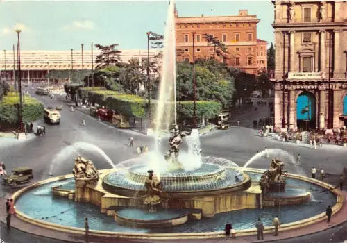 B66459 Piazza Esedra Roma Italien