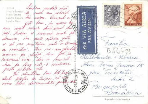 B66459 Piazza Esedra Roma Italien