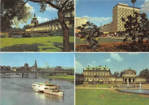BG10033 zwinger mit kronentor ship bateaux dresden germany