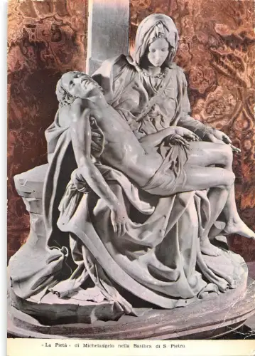 BT1637 roma la pieta de michel angel dans la basilique saint pierre italy