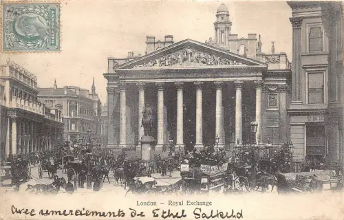 BR58249 london royal exchange chariot uk