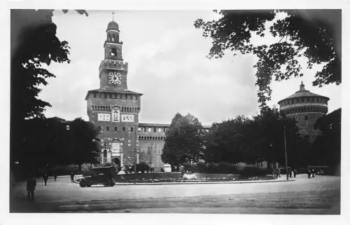 B3819 Italien Milano Castello Sforzesco Front/Back Scan