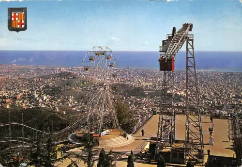 B84197 tibidabo barcelona atracciones spanien