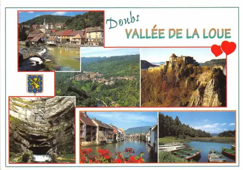 B50534 Vallee de la Loue Doubs Schiff Bateaux Frankreich
