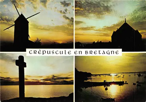 BR23404 Crepuscule en Bretagne Frankreich