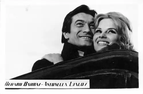 B55217 Gerard Barray und Antonella Lualdi Paar Schauspieler Schauspieler 9x7cm