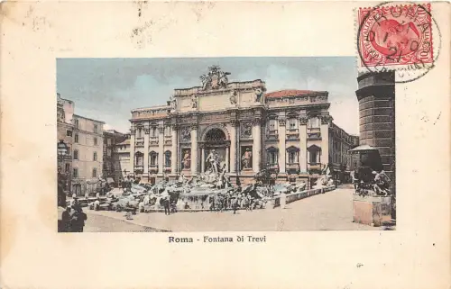 Br34098 Roma Fontana di Trevi Italien