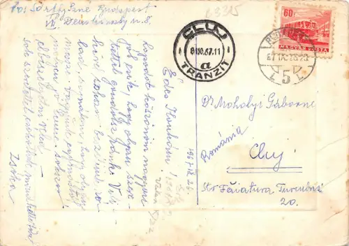 B3315 Fleurs Orquidea Orchild Venezuela 1967 Front/Back Scan