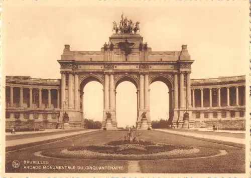 BR57304 arcade monumentale du cinquantenaire bruxelles Belgien