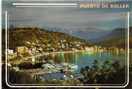 BG11893 puerto de soller mallorca baleares spanien