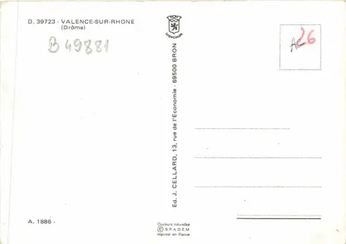 B49881 Valence sur Rhon multiviews france