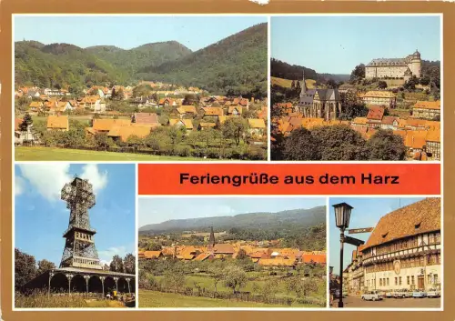 BG12673 FERIENGRUSSE AUS DEM HARZ MULTI VIEWS CAR VOITURE GERMANY