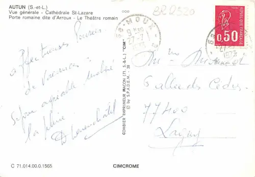 BR2520 France Autun Multiviews