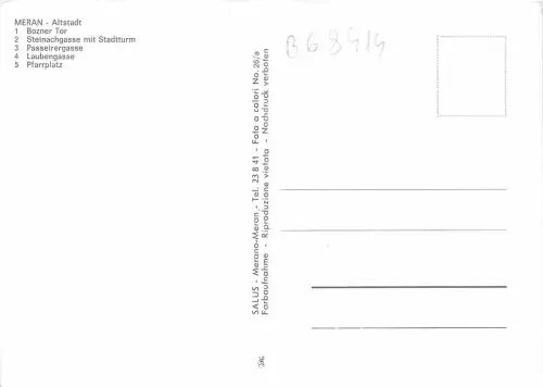 B68414 Italia Meran Multiviews Italien