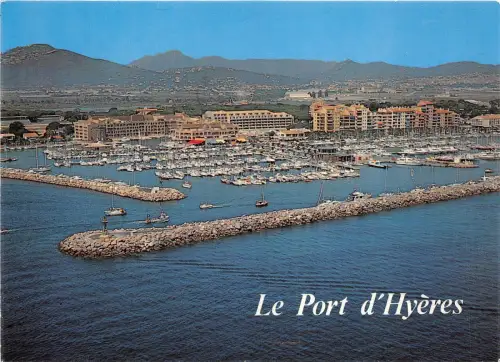 BR2860 Port d Hyeres vue d ensemble du Port france