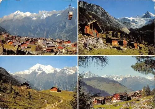 BG12335 grachen wallis weisshorn riedgletscher nadelhorn schweiz
