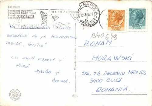 B40649 Palermo Panorama Italien