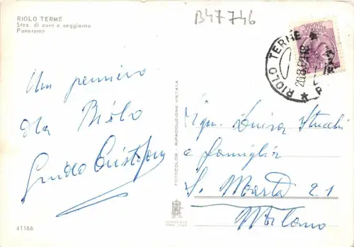 B47746 Riolo Terme Panorama Italien