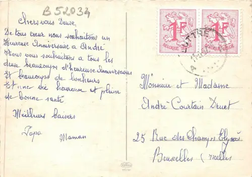 B52034 Fleurs Blumen Rosen