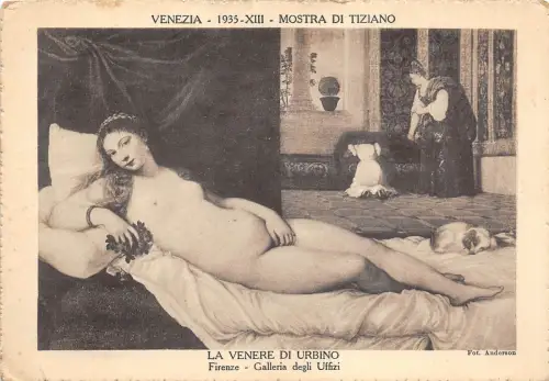 B6865 Firenze Galleria degli Uffizi Tiziano Venezia