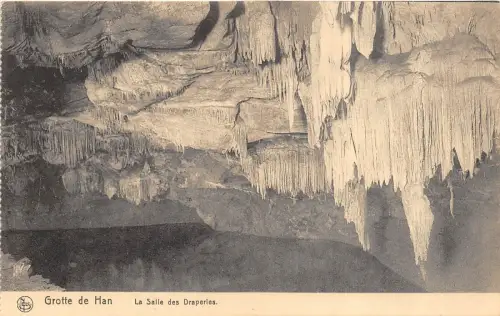 Br36002 Grottes de Han La Salle des draperies Belgien