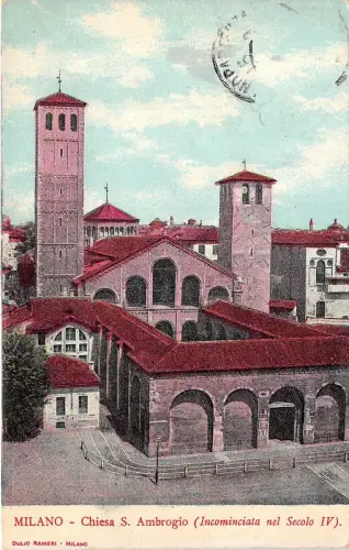 Br33951 Milano Chiesta S.Ambrogio italy