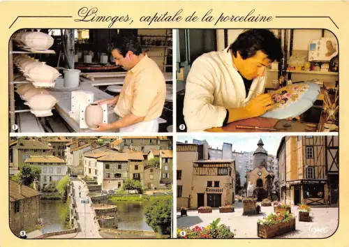 BR2138 Limoges capitole de renommee mondiale pour sa porcelaine france