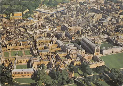 B87792 Vogelperspektive Cambridge UK