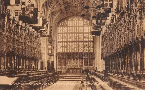 Br33919 Windsor Castle St. George s Chapel Choir East England