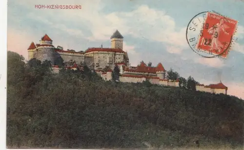 BF11724 hoh koenigsbourg france front/back image